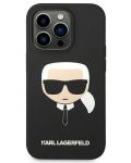 Калъф Karl Lagerfeld - Karl Head, iPhone 14 Pro Max, черен - 1t